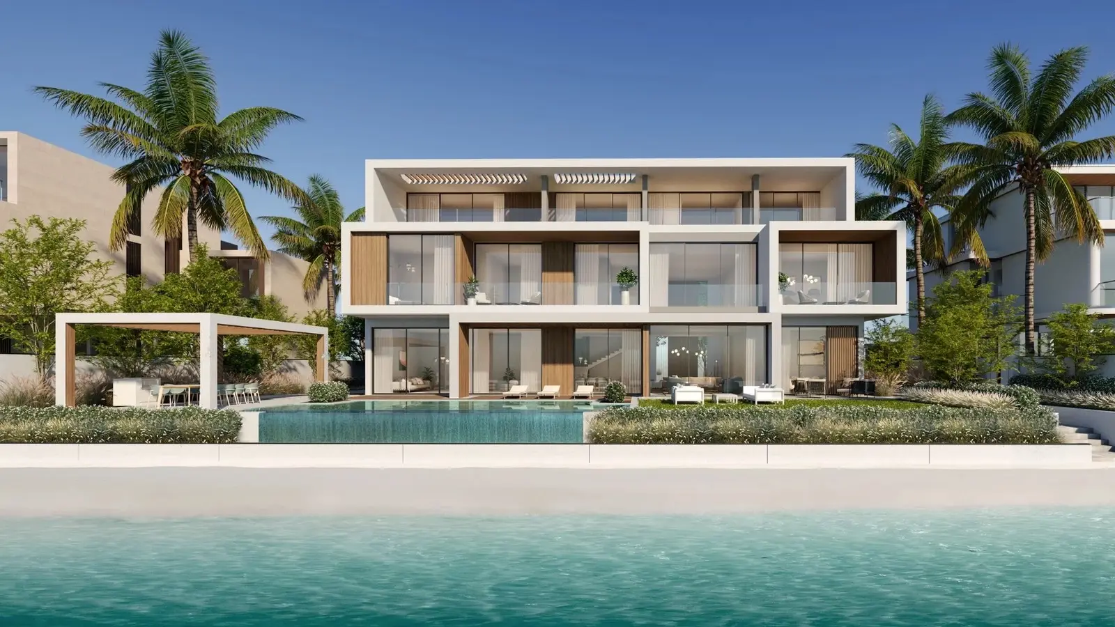 5-bedroom villa in Palm Jebel Ali, Dubai - The Beach Collection Villa, Palm Jebel Ali - photo 1 of 3